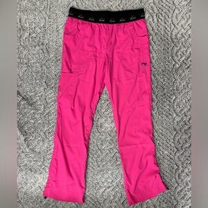Koi Lite Vibrant Pink Scrub Pants size Medium